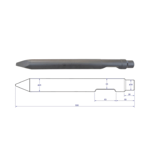 Grot dla młota hydraulicznego DHB 10S