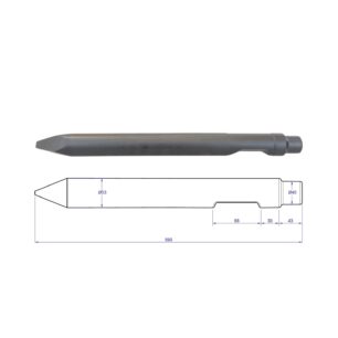 Grot dla młota hydraulicznego DHB 15S