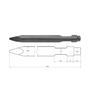 Grot dla młota hydraulicznego DHB 300S