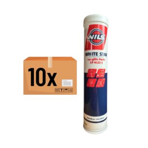 Zestaw smarów do łożysk 10x NILS White Star EP2 400g